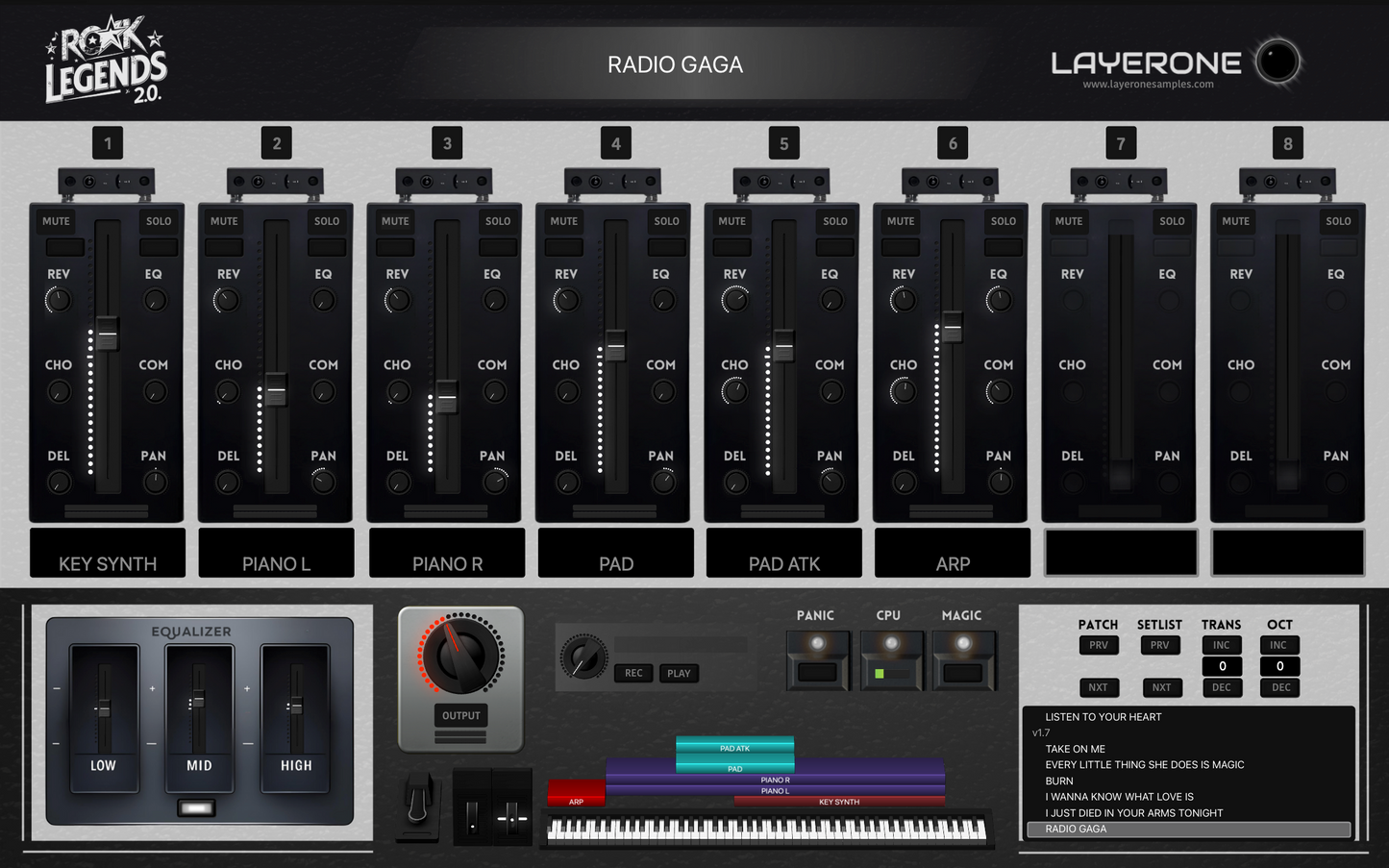 Rock Legends v1.7 - Mainstage Concert